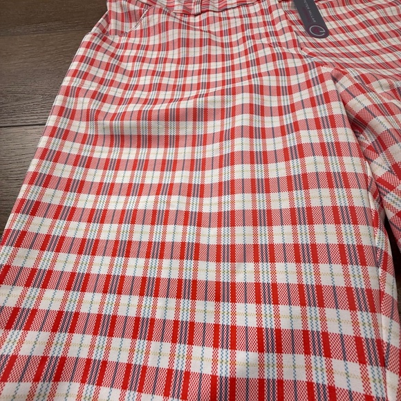 Peter Millar Women's Bermuda Golf Shorts, Wicking,Plaid, Sz 10 NWT Performance - Picture 2 of 13